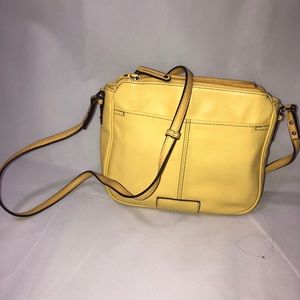 Tignanello Bags - Pale Yellow Tignanello cross body purse Tignanello Bags - Pale Yellow Tignanello cross body purse